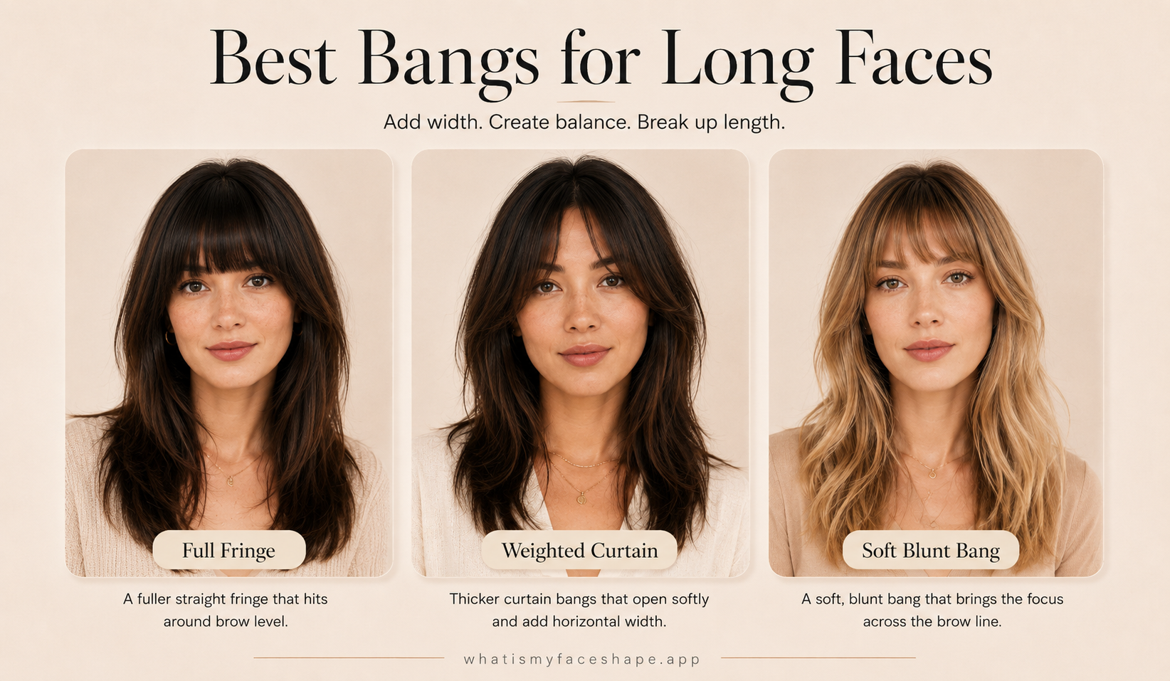 Best Bangs for Your Face Shape