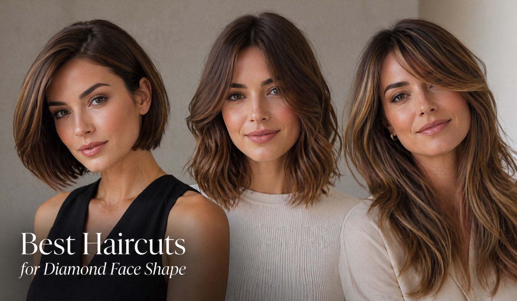 Best Haircuts for Diamond Face Shape