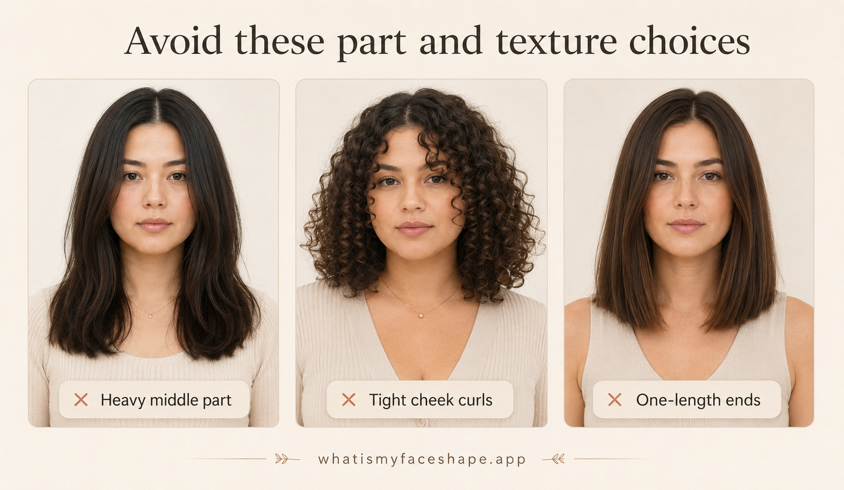 Haircut Mistakes for Round Face Shape