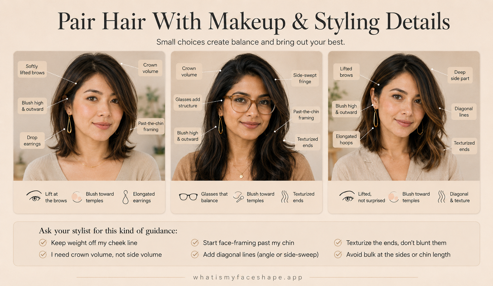 Haircut Mistakes for Round Face Shape