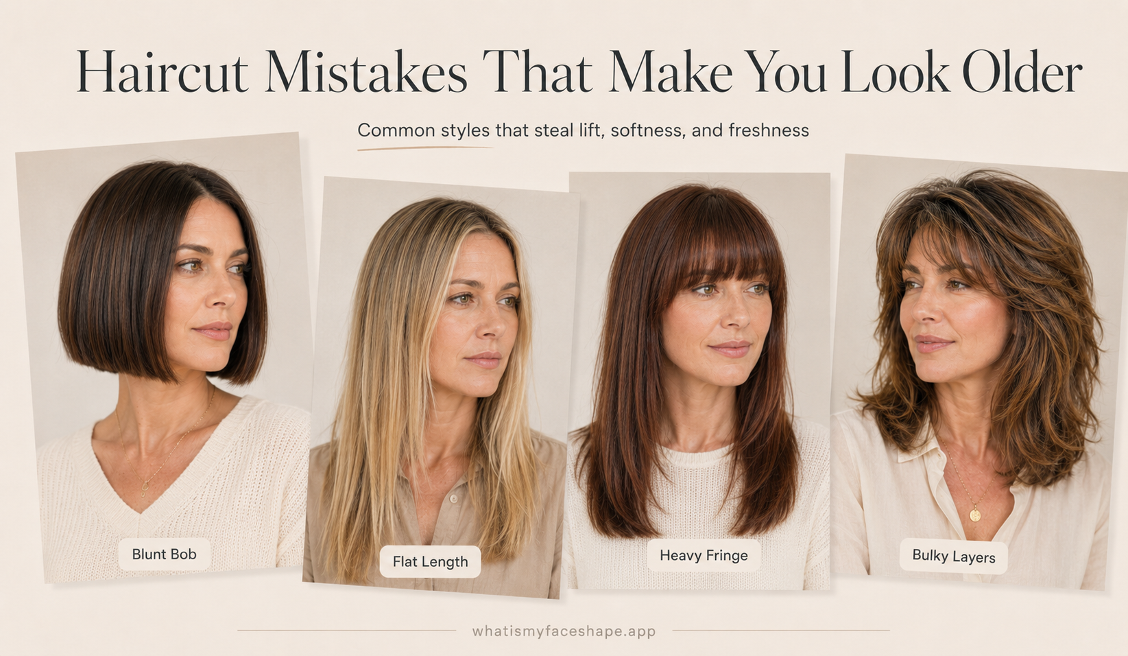 Haircut Mistakes That Make You Look Older